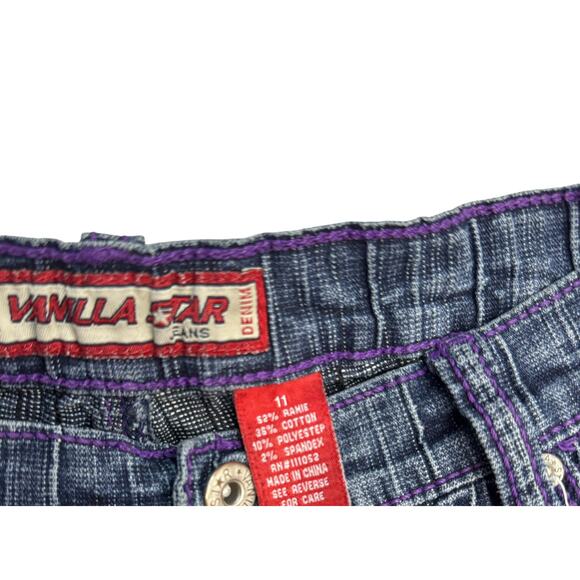 Y2K Flare Jeans Vintage streetwear juniors 11 - Picture 5 of 12